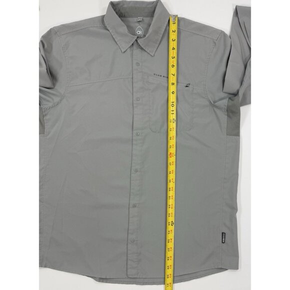Club Ride Mens Shirt Snap Long Sleeve Size XL Performance Vented Pocket Biking - Picture 15 of 15